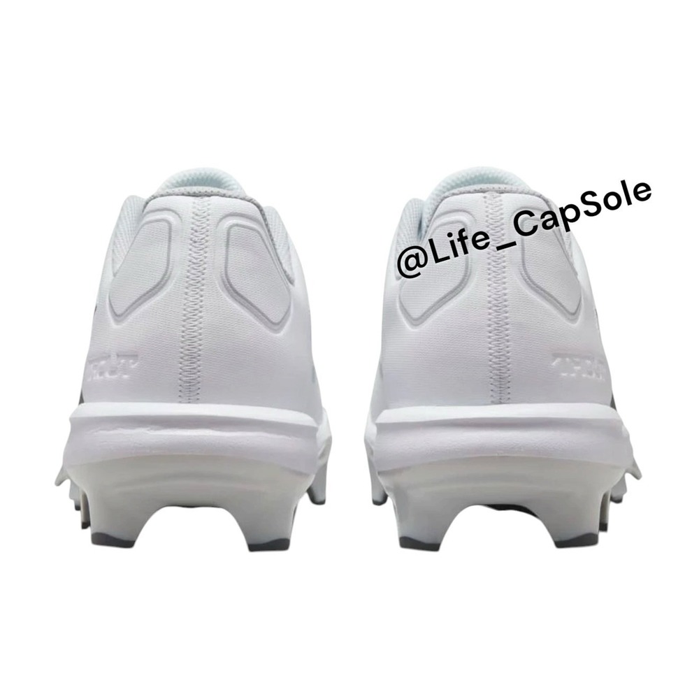 Size 10.5 Nike Force Trout 8 Pro MCS Baseball Cleats White CZ5914-100 Men's New - Picture 3 of 7